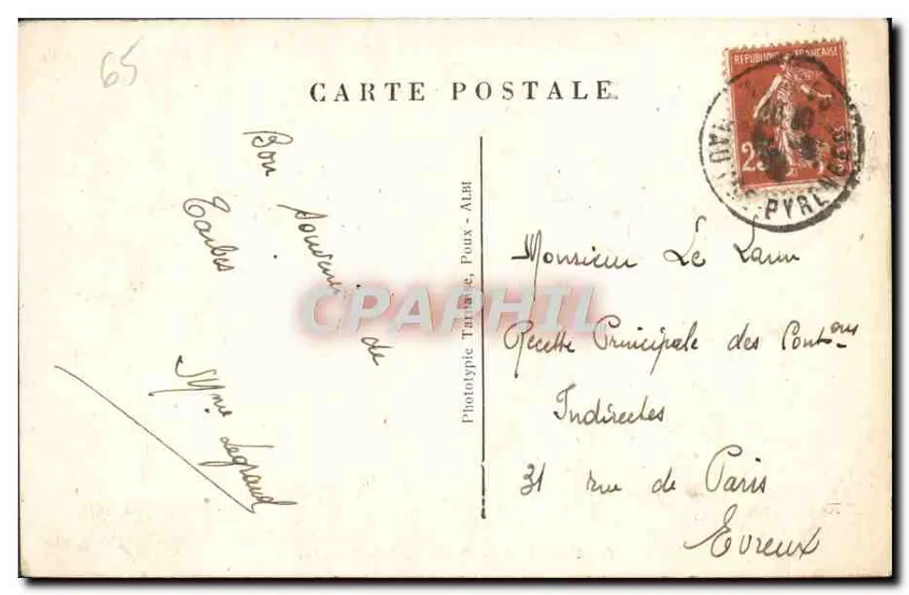 Tarbes — Igreja de Santa Térèsa — Les Hautes-Pyrénées Illustrées, n°19 - Verso