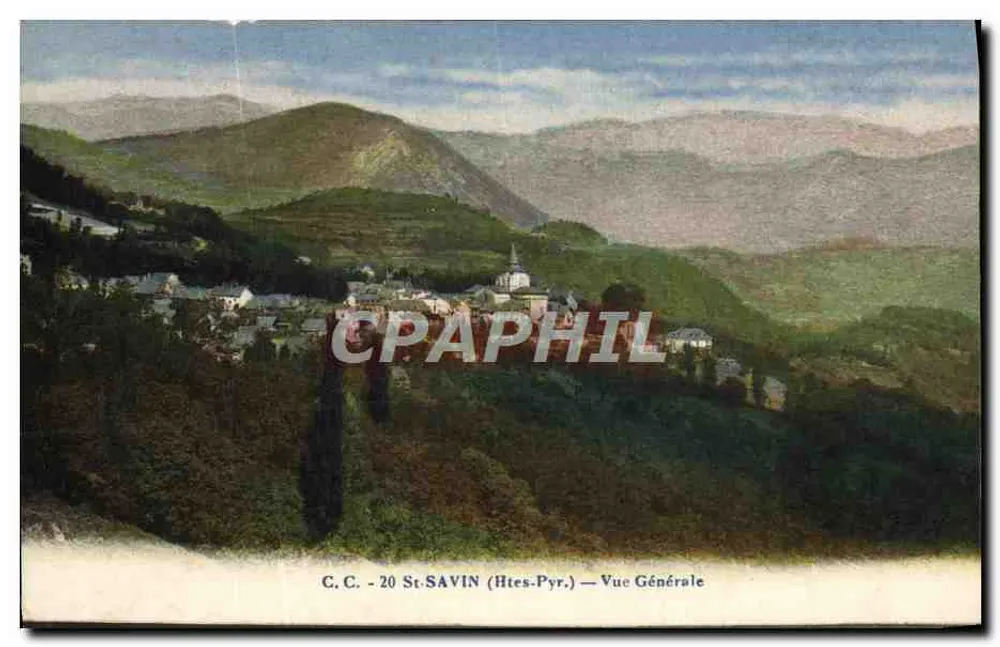 St-Savin (Htes-Pyr) — Vista Geral — C.C. n°20 - Frente