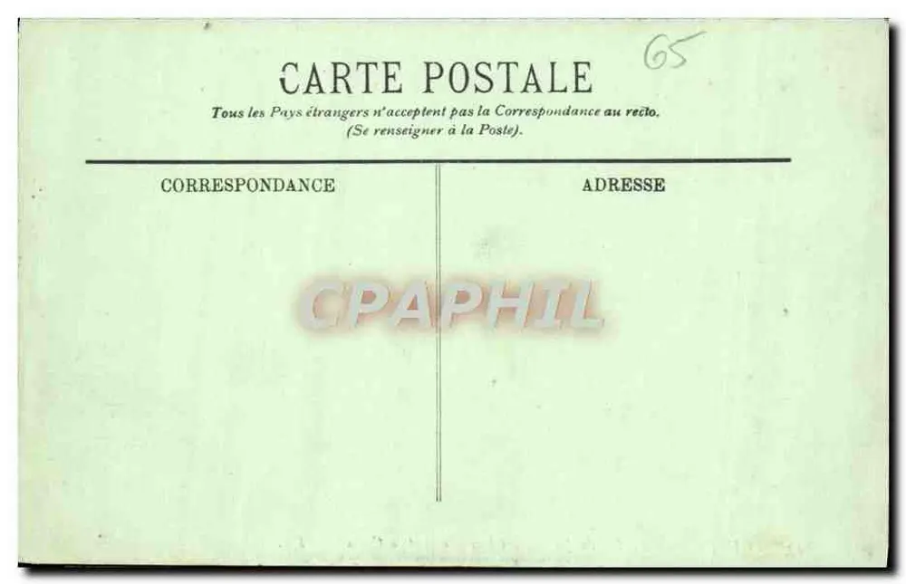 Lourdes — Der Pic du Jer — Das Observatorium und die Kreuz — LL. — Nr. 149 - Rückseite