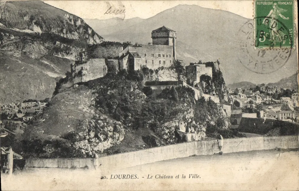 Lourdes - Das Schloss und die Stadt — Edition F. Viron, n°20 - Vorderseite
