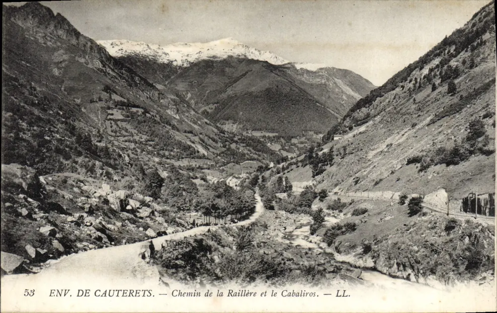 In der Nähe von Cauterets — Der Raillère-Weg und der Cabaliros — LL. - Vorderseite