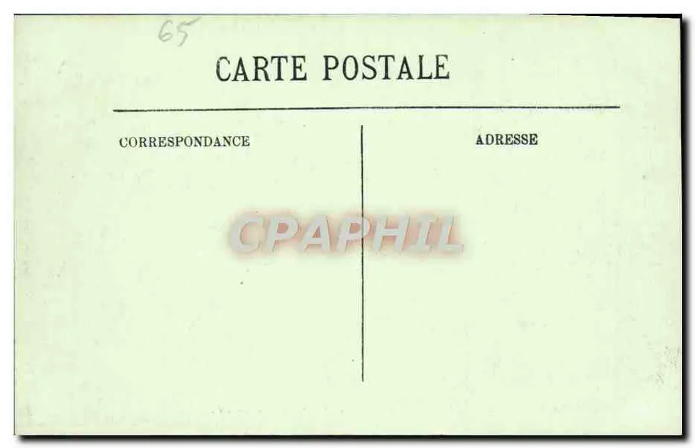 In der Nähe von Cauterets — Der Raillère-Weg und der Cabaliros — LL. - Rückseite