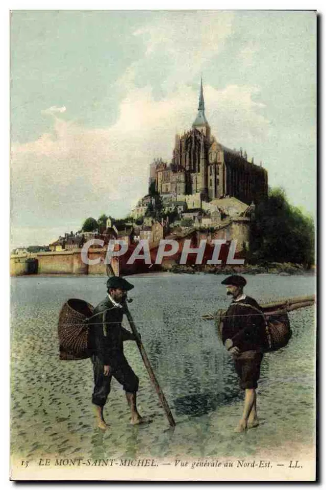 Mont-Saint-Michel — Allgemeiner Blick nach Nordosten — LL. - Vorderseite