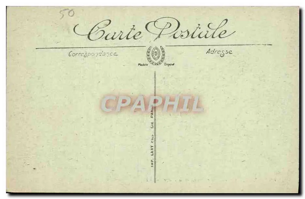 Cherbourg — O Casino e a Praia — LL. — N°66 - Verso