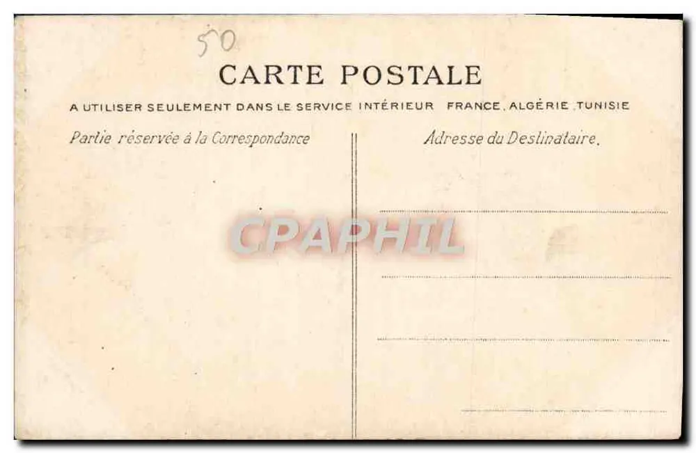 Die Granvillaise — Die Normandie — Antike Ansichtskarte — n°19 - Rückseite