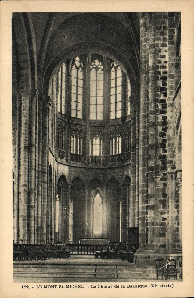 Monte-São-Mihiel - O Coro da Basílica (século XI) - Laurent-Nel, Rennes - Frente