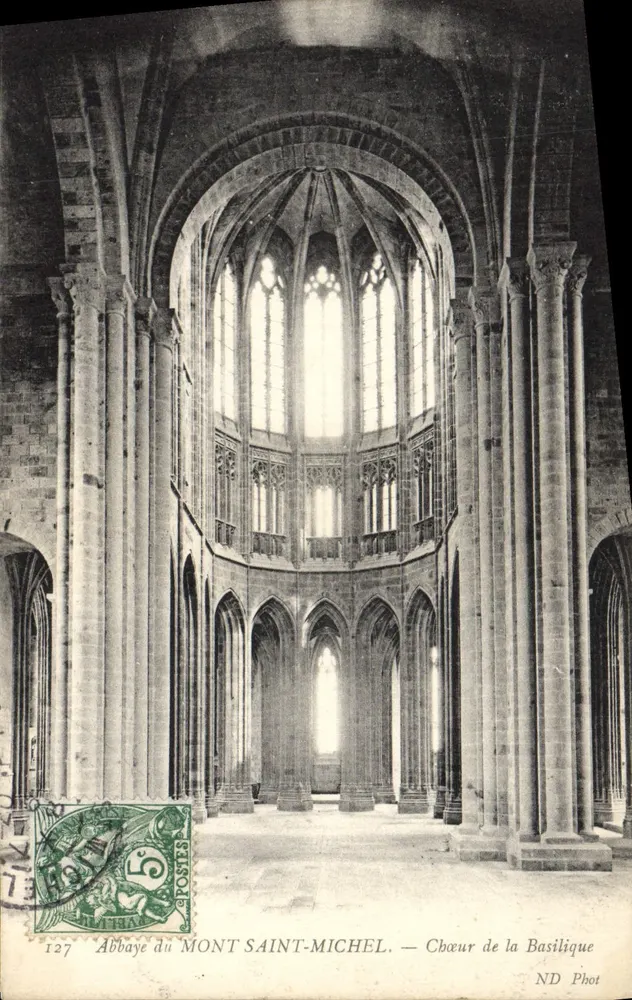 Abadia do Monte Santo Michel — Nave da Basílica — ND Phot, n°127 - Frente
