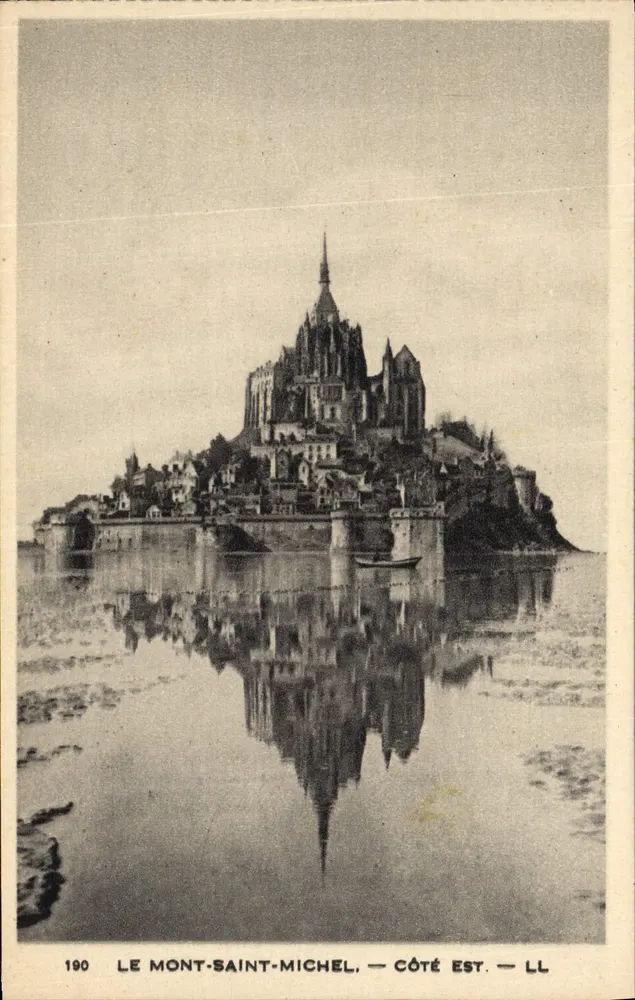 Monte-Saint-Michel — Lado Leste — LL — n°190 - Frente