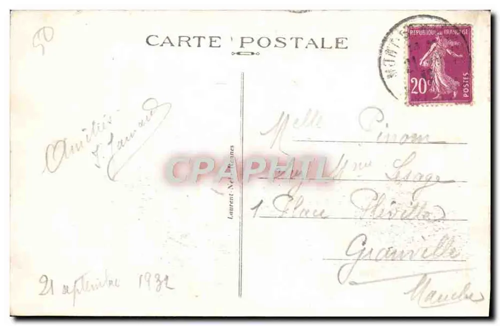 Mont-Saint-Michel — Strona Wschodnia — n° 206 - Rewers