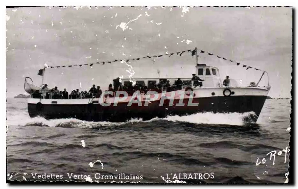 Vedettes Vertes Granvillaises — L'ALBATROS — éditeur Le Roy - Vorderseite