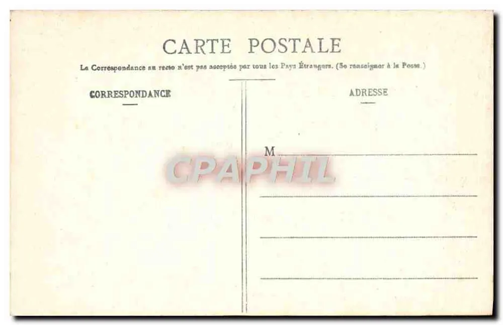 Der Alpinen Garten — Ballon d'Alsace — imp. Ad. Weick, Saint-Dié (Deposited) Nr. 4538 - Rückseite