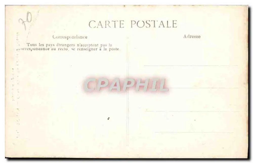 Rouen — Kathedrale — Portal der Calende — Statuen der Apostel — Verlag B.D. n° 463 - Rückseite