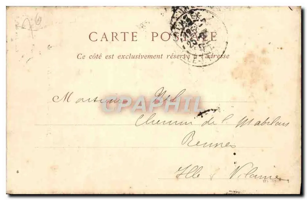 ROUEN — Wnętrze Katedry — Wydawca: C. Dufour, nr 33 - Rewers