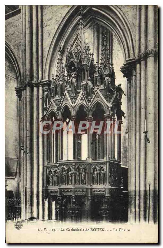 A Catedral de ROUEN — A Cátedra — C.V. - 13 - Frente