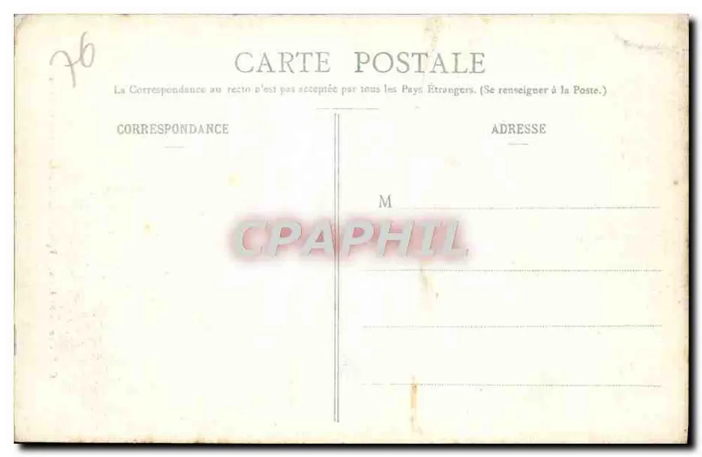 Porta Central da Igreja São Maclou — Rouen — C.V. 205 - Verso