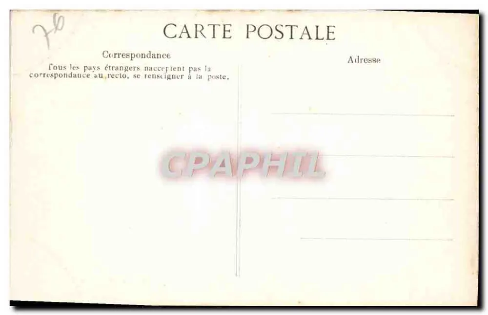 Geschnitzte Tür der Kapelle Saint-Maclou in Rouen — Verlag Jean Goujon, Nr. 557 - Rückseite