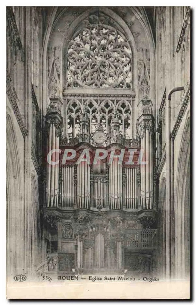 Rouen — Igreja de São Maclou — Órgãos - Frente