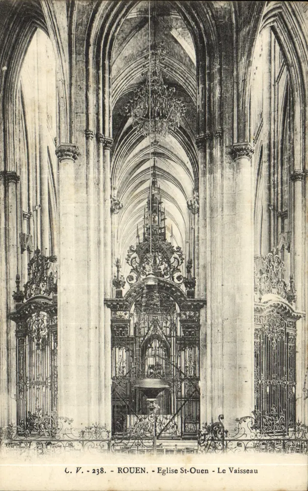 Rouen - Kirche St-Ouen - Der Schiffbau - Vorderseite