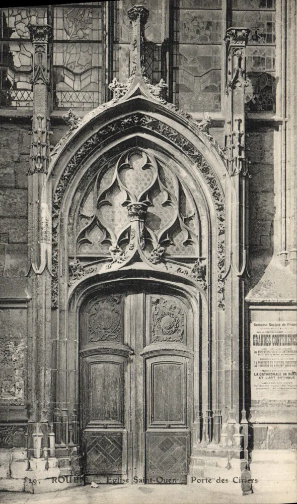 Rouen — Kirche Saint-Ouen — Tor der Bürger - Vorderseite