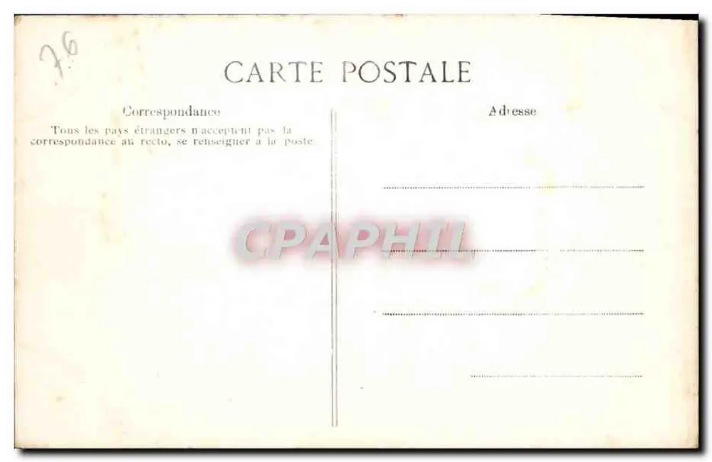 Rouen - De Kerk van Sint Ouen — Gotische stijl, onbekende uitgever, nr. 67 - Achterkant