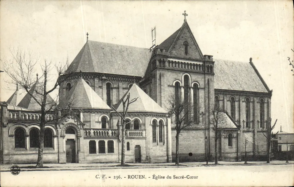 Rouen - Iglesia del Sagrado Corazón — CV 236 - Anverso