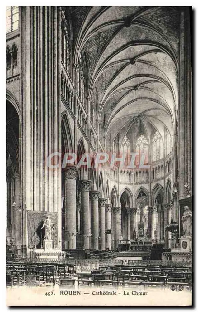 Rouen — Catedral — O Coro - Frente