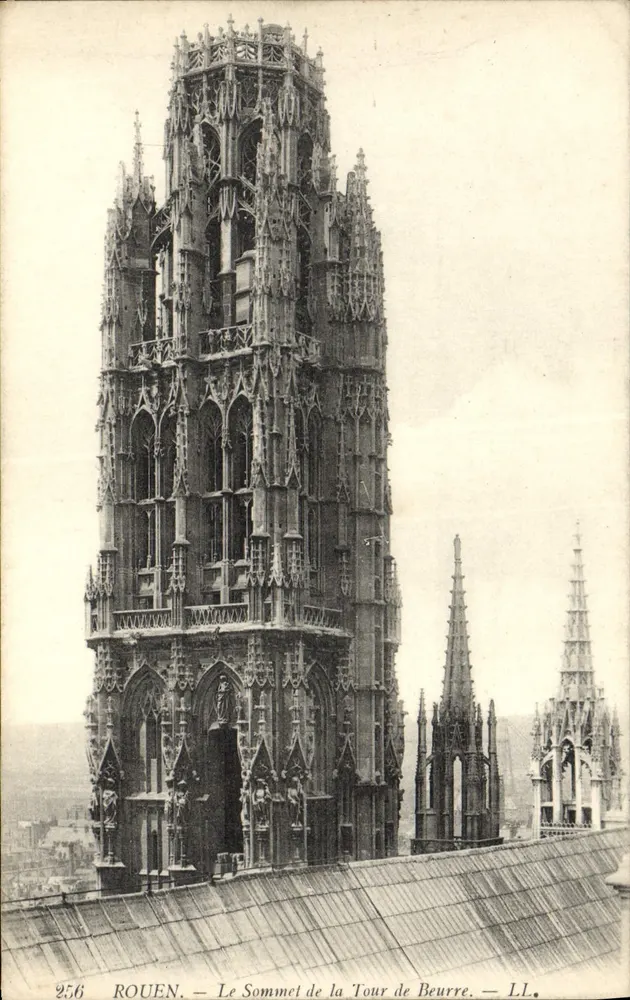 Rouen — Gipfel der Butter-Turm — LL. — n° 256 - Vorderseite