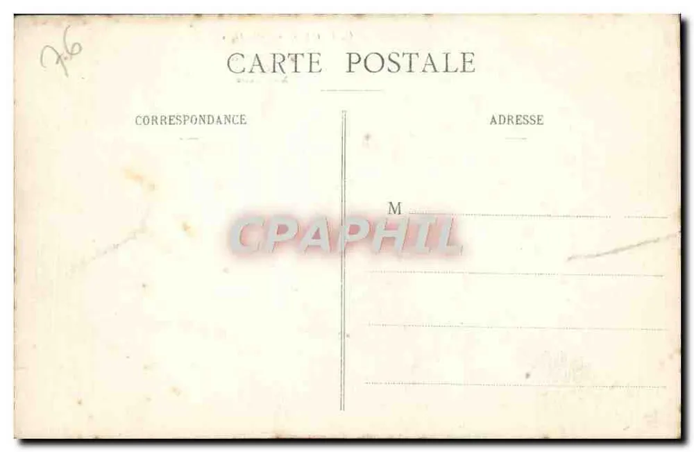Rouen Kathedrale — Oberseite des 16. Jahrhunderts — C.V. 155 - Rückseite