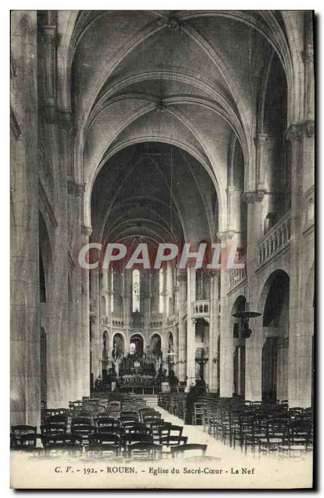 ROUEN — KIRCHE DES HEILIGEN HERZEN — Die Kirche - Vorderseite