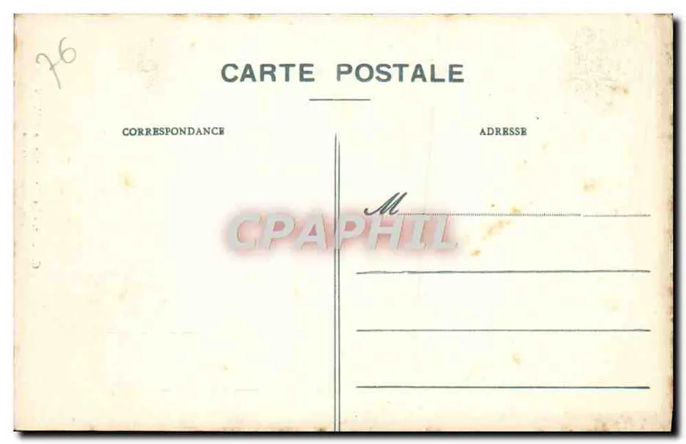 Portal der Buchhändler — Kathedrale von Rouen — C.V. 2 - Rückseite