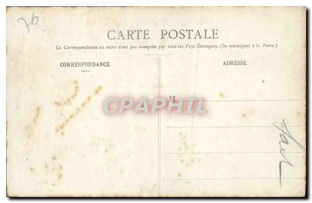 A Catedral de ROUEN - Transepto (lado Sul) — C.V. - 41 — editor C.V. - Verso