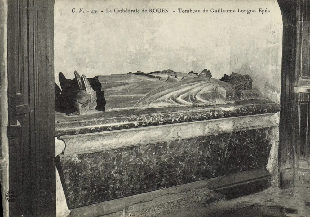 Kathedrale von Rouen — Grabmal von Guillaume Longue-Épée — C.V. 49 - Vorderseite