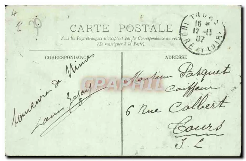 Nîmes — La Tour Magne — éditeur LL. - Verso