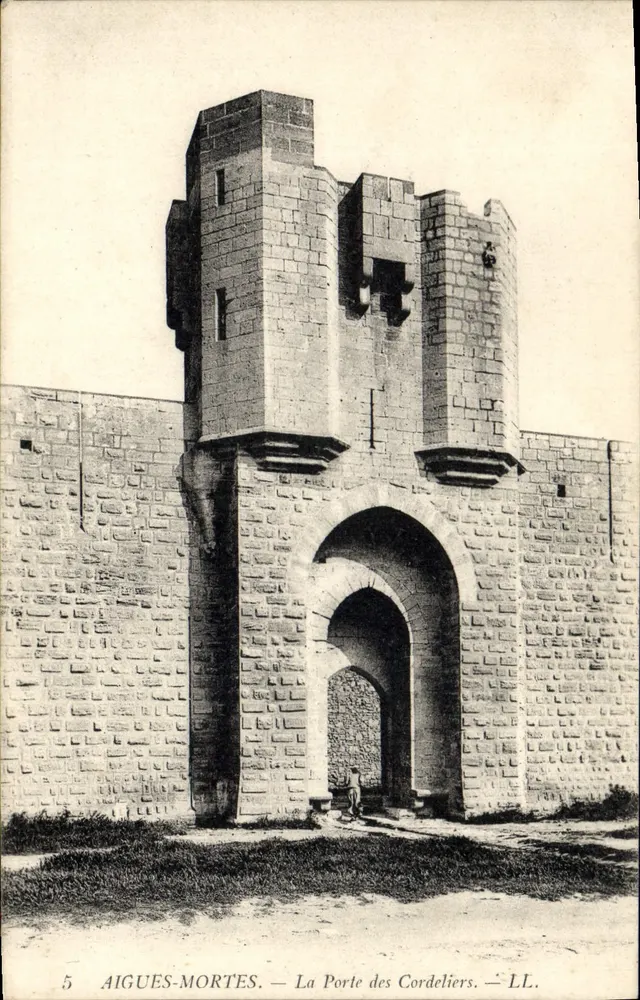 AIGUES-MORTES — Die Pforte der Cordeliers — LL. — n°5 - Vorderseite