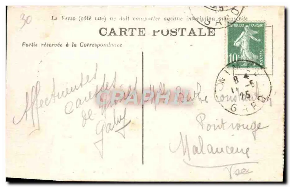 Nîmes — A Torre Magna — A.R. - Verso