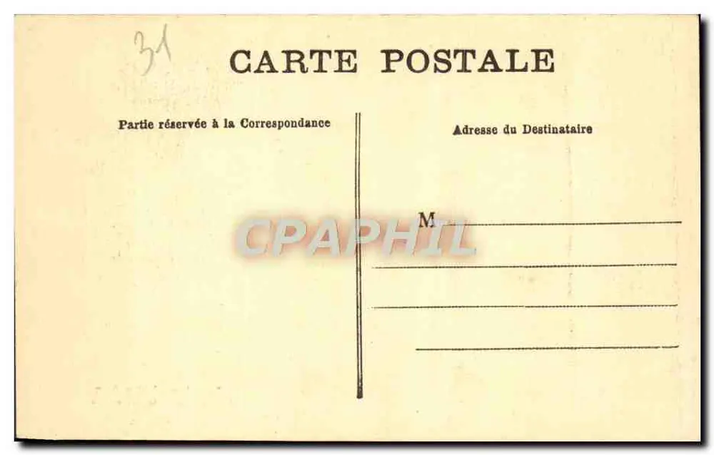 Bagneres-de-Luchon — O Lago dos Quinconces — editor não identificado - Verso