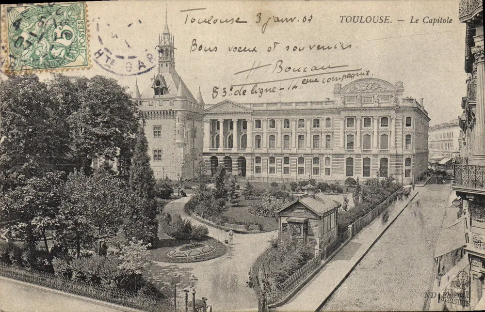 Toulouse — O Capitole — ND (editor) - Frente