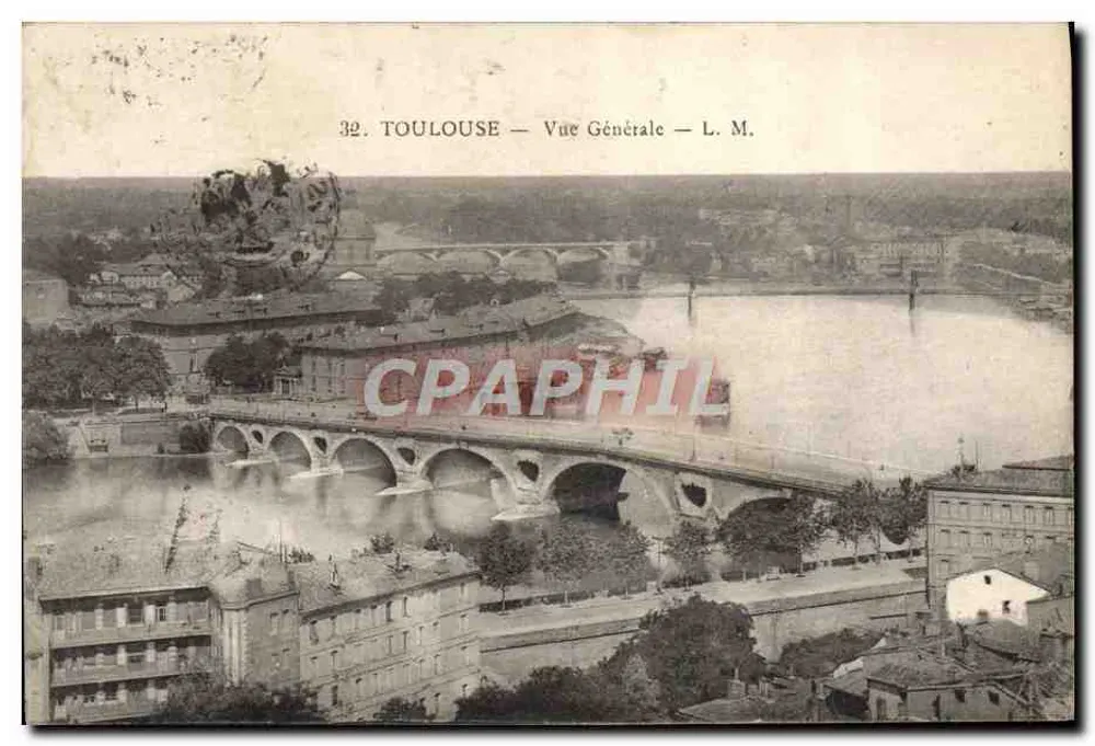 Toulouse — Vista Geral — L. M. (editor L. M., n° 32) - Frente