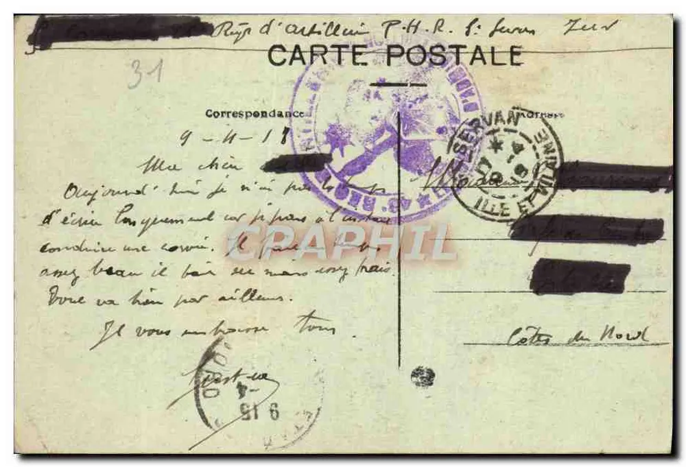 Toulouse — Vista Geral — L. M. (editor L. M., n° 32) - Verso