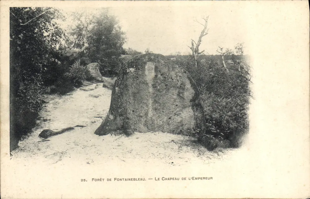 Forêt de Fontainebleau — Der Hut des Kaisers - Vorderseite