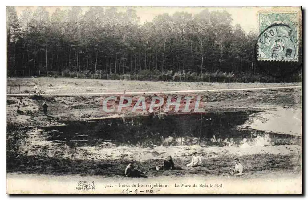 Wald von Fontainebleau - La Mare de Bois-le-Roi — n° 712 - Vorderseite