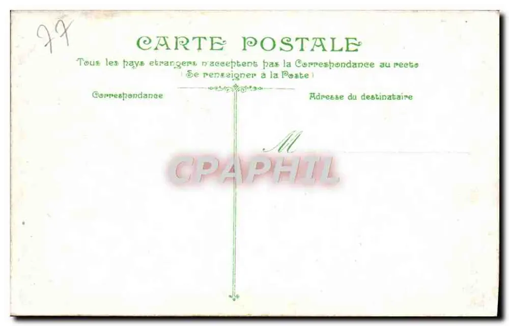 Fontainebleau. Das Pavillon Henri IV und der Park — Nr. 16, Verlag L.V. - Rückseite