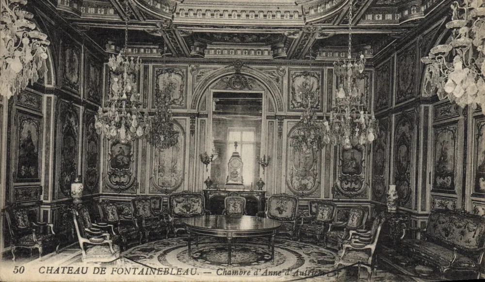 Schloss Fontainebleau — Zimmer von Anne von Österreich — n°50 - Vorderseite