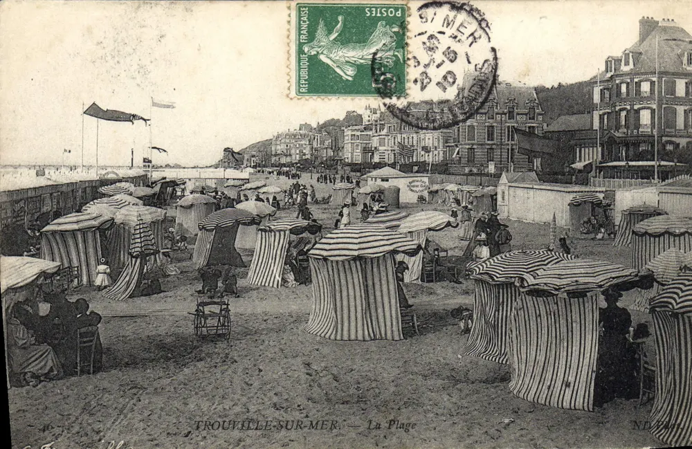 Trouville-sur-Mer — A Praia — ND Plon - Frente