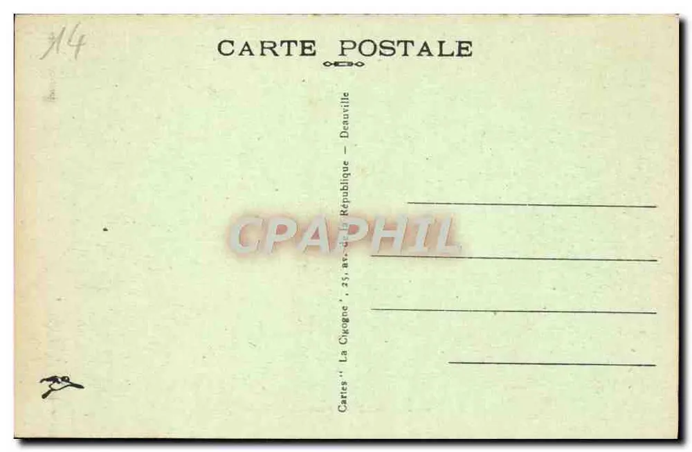 Lisieux — Praça Victor-Hugo — Carta postal n°26 - Verso