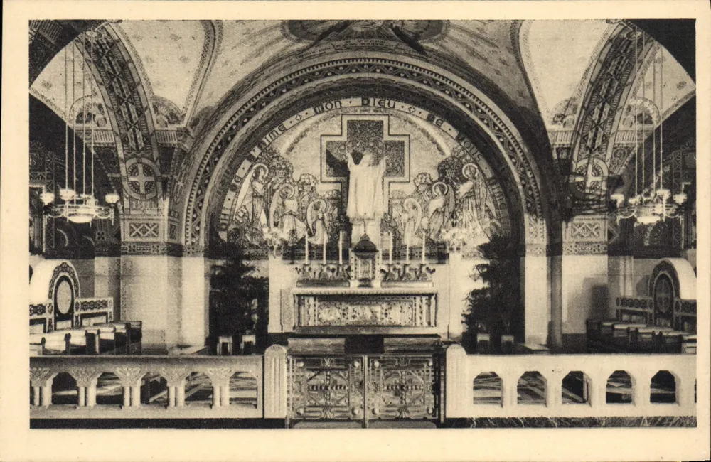 A Basílica de Lisieux — A Cripta — O Coro — Hélio-Cachan (Senha) - Frente