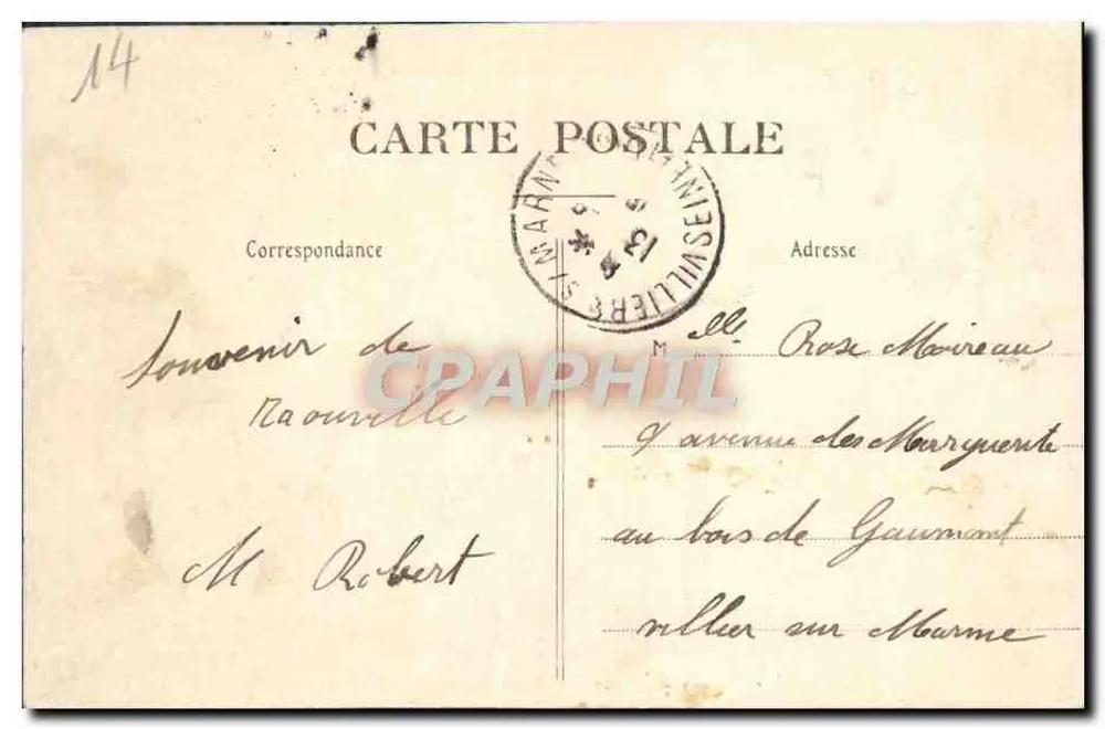 Die COTES der MANCHE — Rückkehr bei schwerem Wetter — Deauville - Rückseite