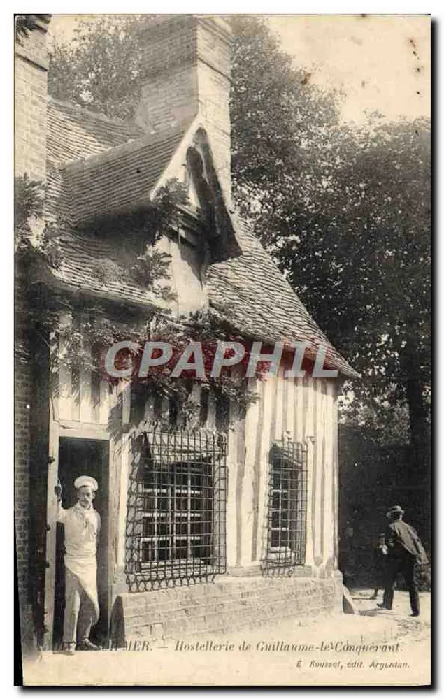 Hostellerie de Guillaume-le-Conquérant — éditeur E. Roussel, Argentan - Frente