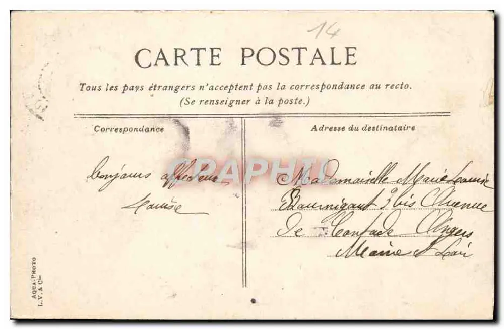 Trouville - As villas e chalés — editor L.V. & Cie, n°17 - Verso