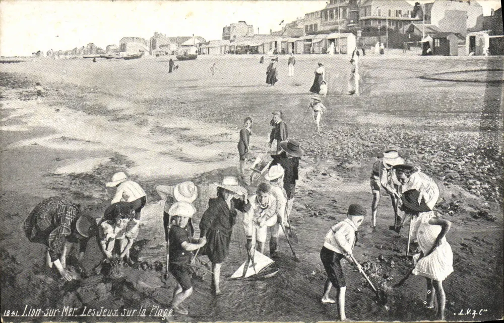 Lion-sur-Mer — Die Spiele am Strand — L.V.C. & Cie - Vorderseite